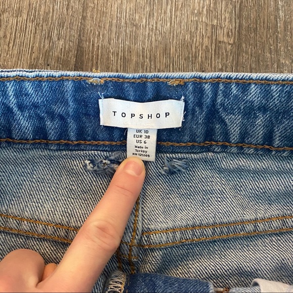 Topshop Denim Skirt - Picture 2 of 3